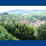 Pohled na Brumov-Bylnici z hradu
