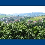 Pohled na Brumov-Bylnici z hradu